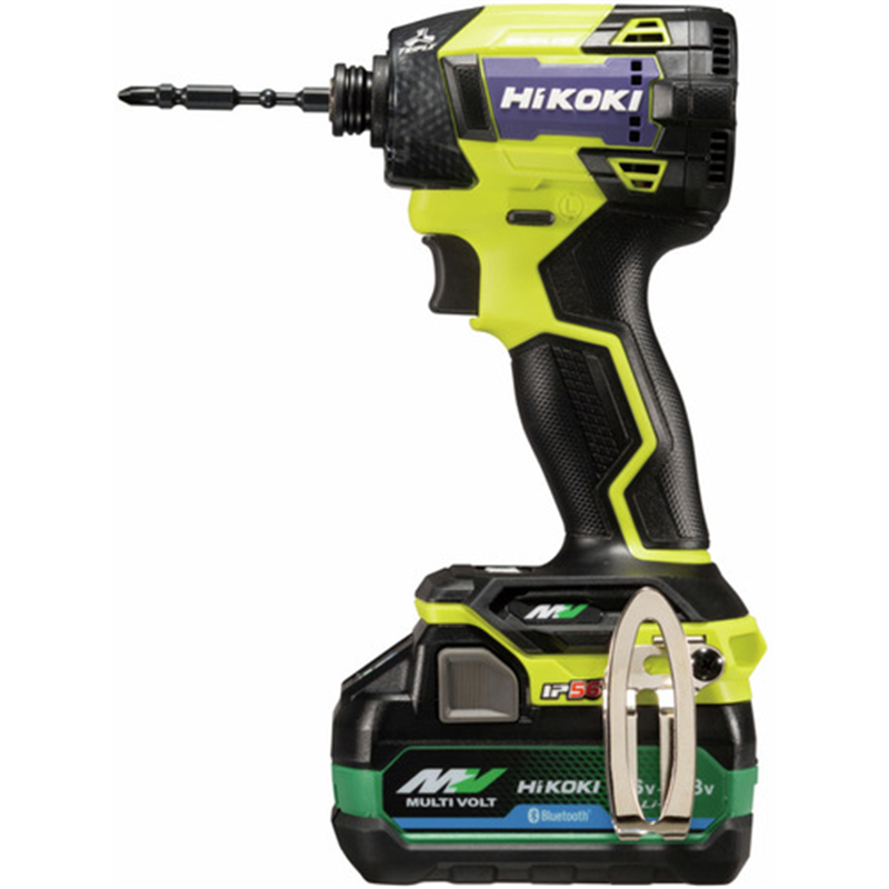 HiKOKI コードレスインパクトドライバ WH36DD 形 スパイダーイエロー 1台（ご注文単位1台）【直送品】