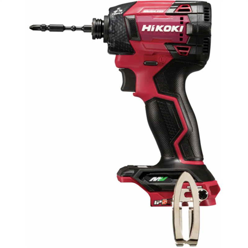 HiKOKI コードレスインパクトドライバ WH36DD 形 スコーピオンレッド 本体のみ 1台（ご注文単位1台）【直送品】