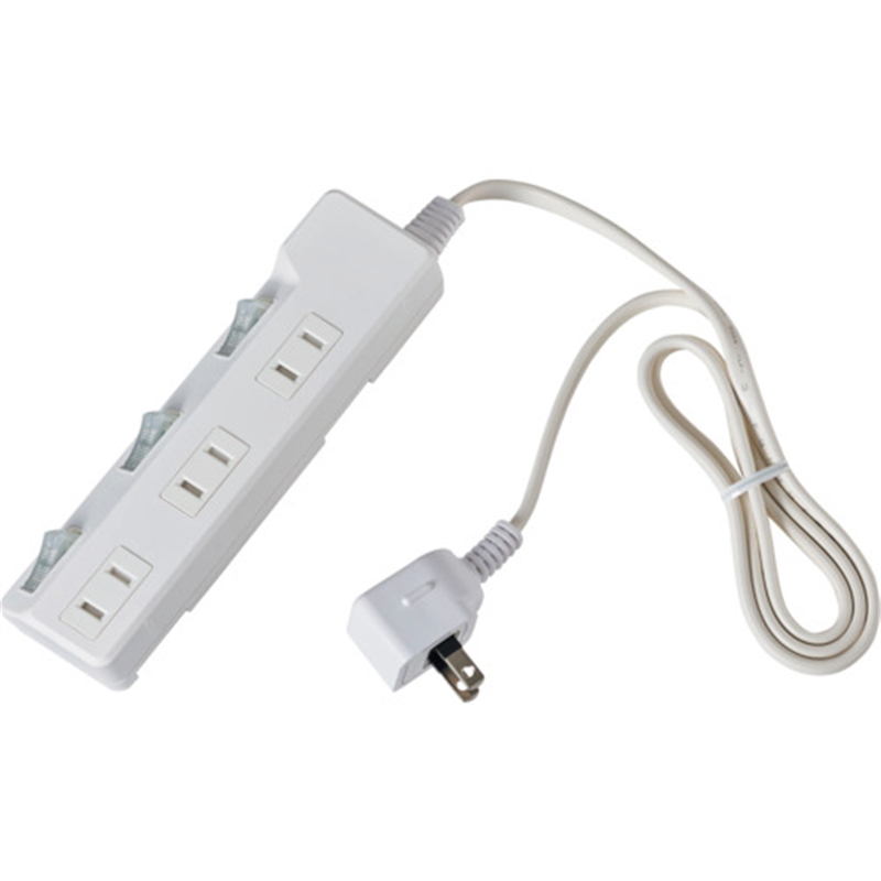 ELPA コード付タップ 耐雷SW付タップ 3個口1M 1個（ご注文単位1個）【直送品】