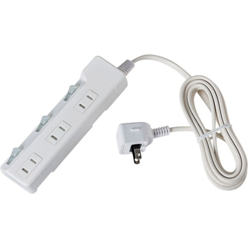 ELPA コード付タップ 耐雷SW付タップ 3個口2M 1個（ご注文単位1個）【直送品】