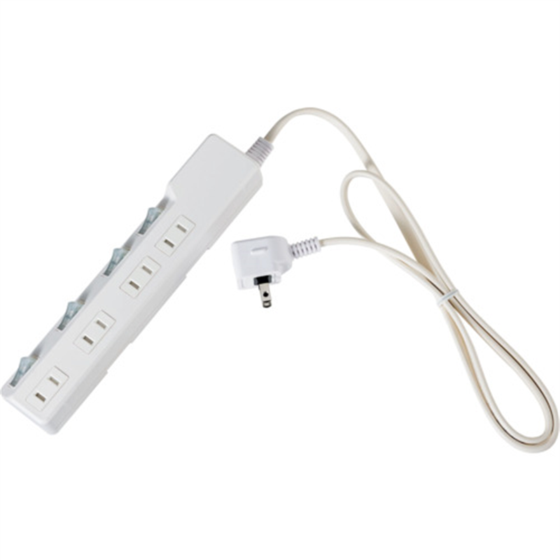 ELPA コード付タップ 耐雷SW付タップ 4個口1M 1個（ご注文単位1個）【直送品】