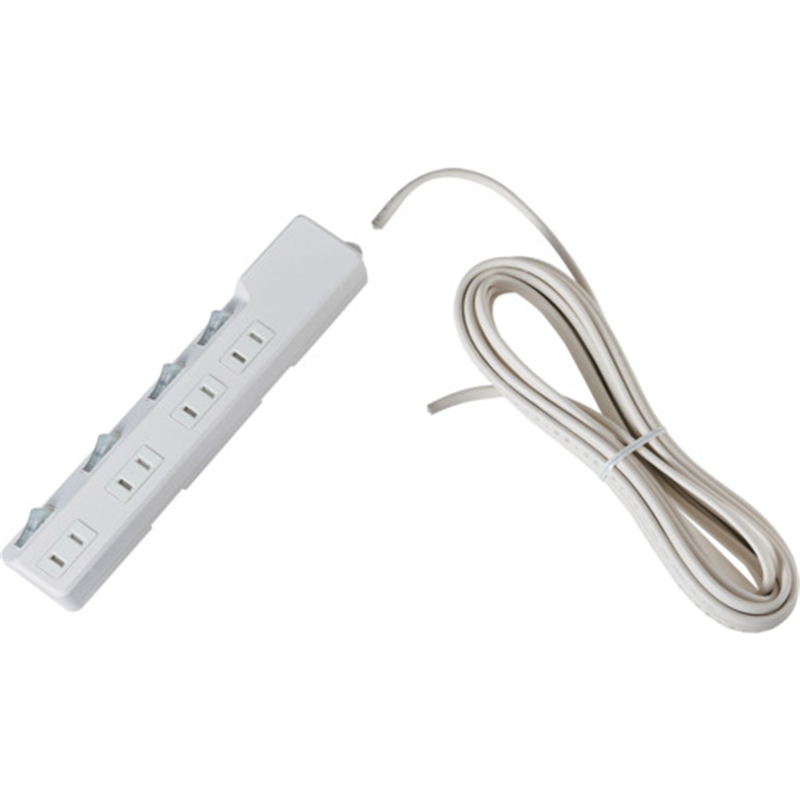 ELPA コード付タップ 耐雷SW付タップ(ブレーカー) 4個口5M 1個（ご注文単位1個）【直送品】