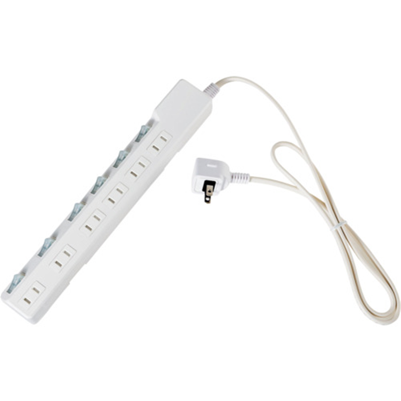 ELPA コード付タップ 耐雷SW付タップ 6個口1M 1個（ご注文単位1個）【直送品】