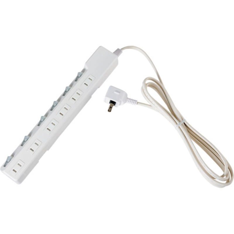 ELPA コード付タップ 耐雷SW付タップ(ブレーカー) 6個口2M 1個（ご注文単位1個）【直送品】