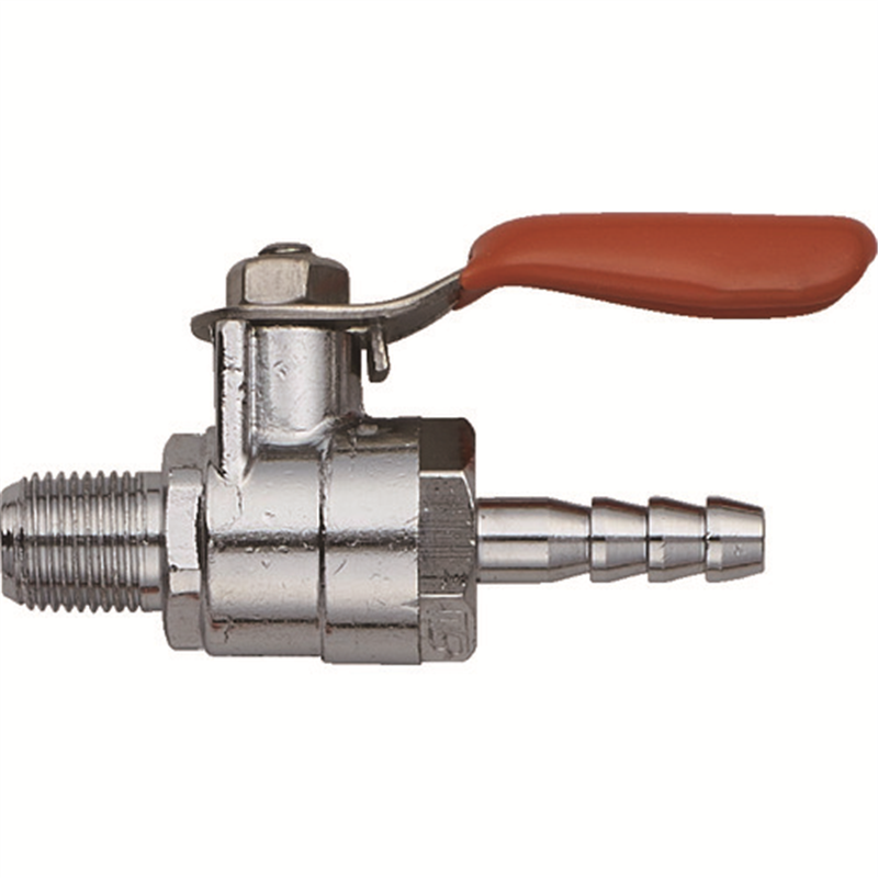 WTB ボールバルブ オレンジボールコック 接続口径D1×D2:R1/8×R1/8 1個（ご注文単位1個）【直送品】