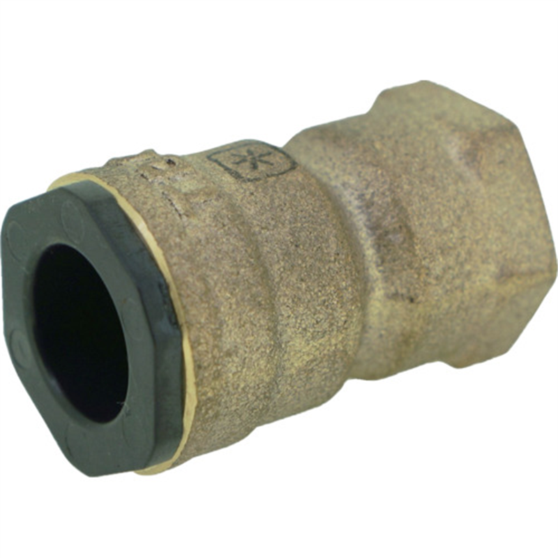 TBC 「ガチロック」銅管ワンタッチ 12.7×Rc1/2 メス 1個(ご注文単位1個)【直送品】