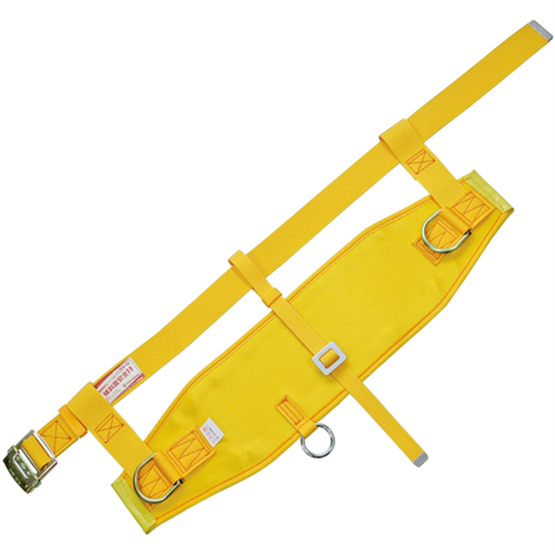 TSUYORON ワークポジショニング用器具 傾斜面作業用ベルト A-2 黄 Lサイズ 重作業用幅広軽量タイプ 1本（ご注文単位1本）【直送品】