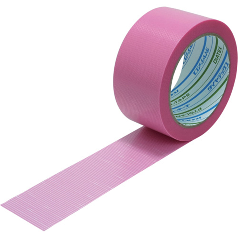 パイオラン 内装・リフォーム養生用テープ 50mm×25m さくら色 1巻（ご注文単位1巻）【直送品】