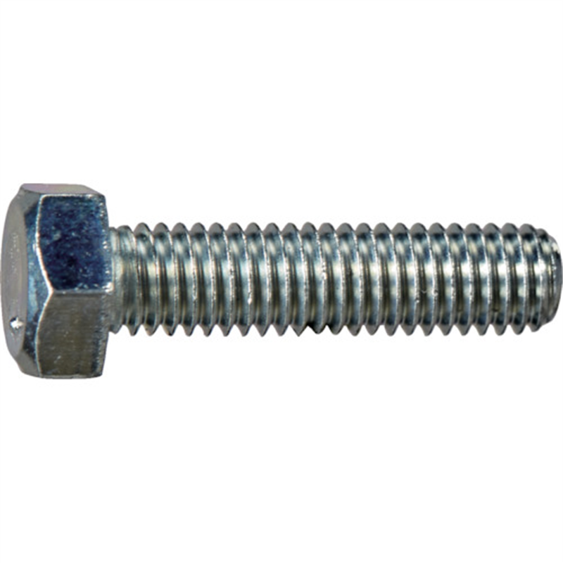 TRUSCO 六角ボルト 三価白 全ネジ M4×10 10本入 少量パック 1袋（ご注文単位1袋）【直送品】