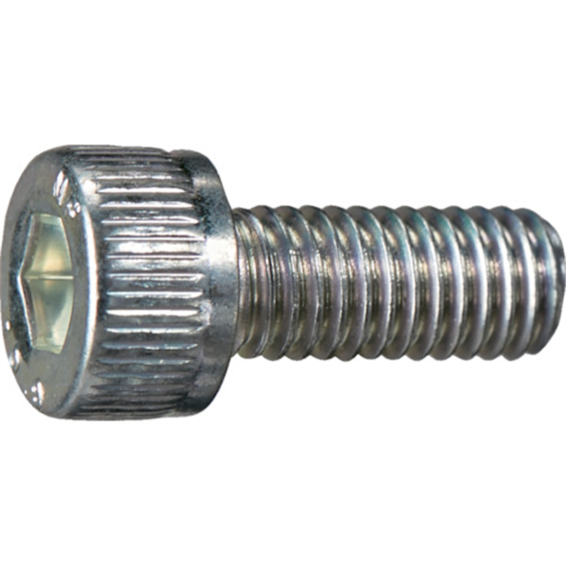 TRUSCO 六角穴付ボルト 三価白 全ネジ M3×15 10本入 少量パック /キャップボルト(CAP) 1袋（ご注文単位1袋）【直送品】