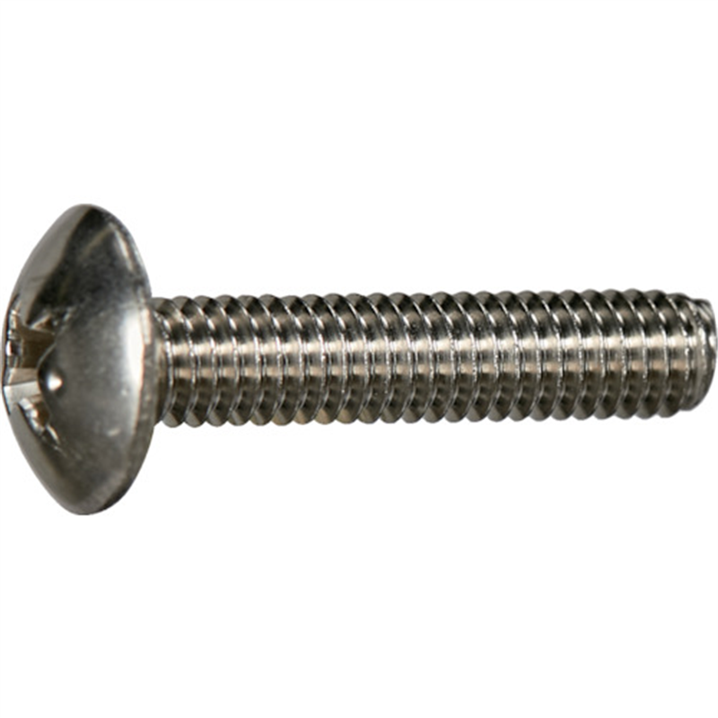 TRUSCO トラス頭小ねじ ステンレス 全ねじ M6×10 10本入 少量パック 1袋（ご注文単位1袋）【直送品】