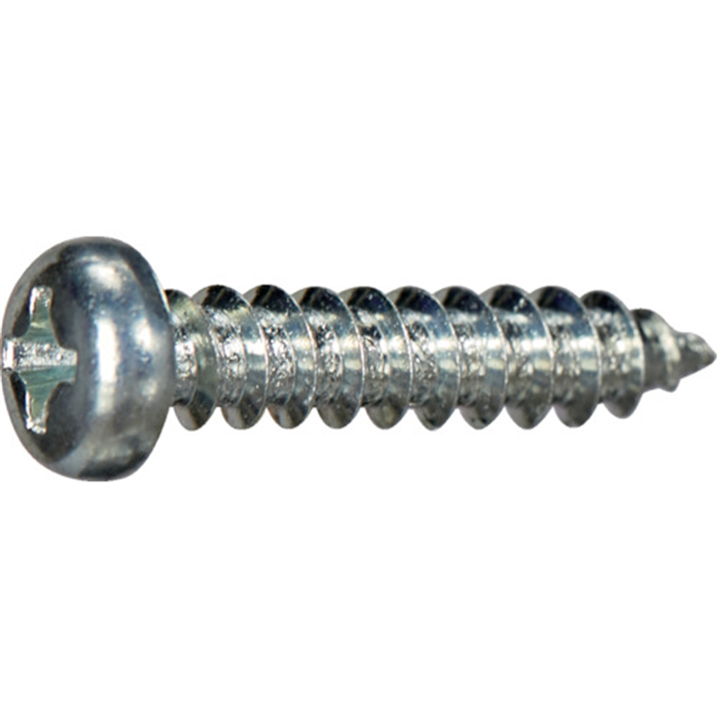 TRUSCO ナベ頭タッピングねじ 1種A 三価白 M5×20 10本入 少量パック 1袋（ご注文単位1袋）【直送品】