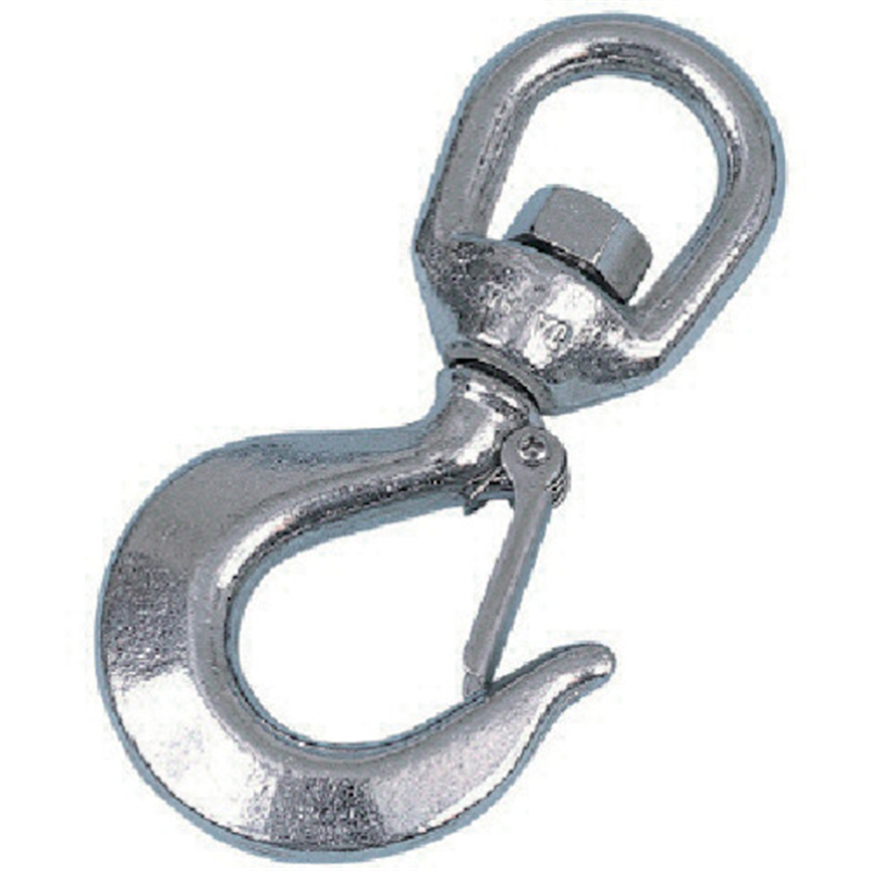 HHH ステンレススイベル フックラッチ付 500kg 1個（ご注文単位1個）【直送品】