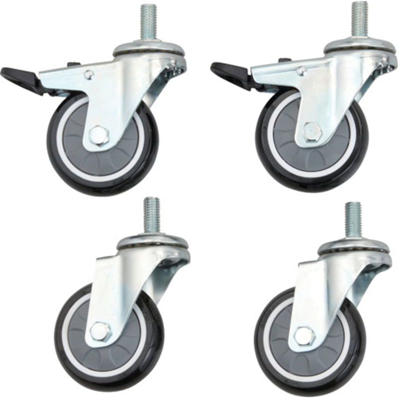 TRUSCO ラビットワゴン用キャスター75φウレタン車輪セット 1組（ご注文単位1組）【直送品】