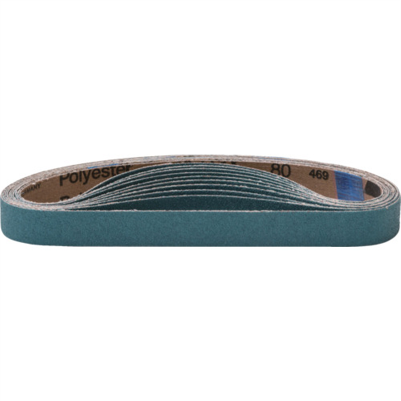 NRS 研磨ベルト ゼットベルト 青 20×520 #80 1本（ご注文単位10本）【直送品】