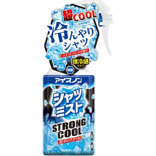 トラスコ中山 アイスノン 冷却スプレー シャツミスト STRONG COOL 300mL 1個（ご注文単位1個）【直送品】