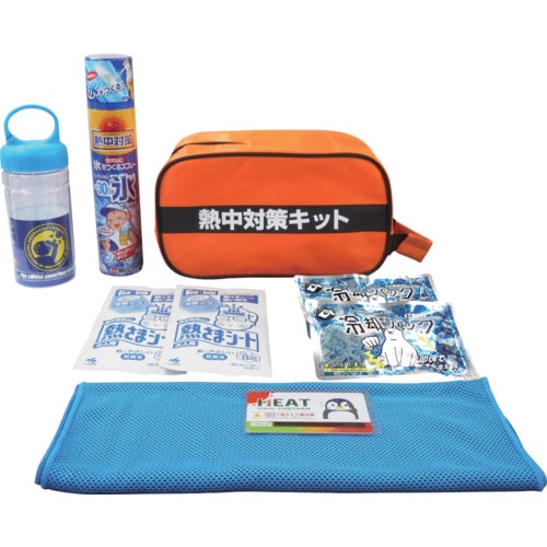 トラスコ中山 ブレイン 熱中対策キット 1個(ご注文単位1個)【直送品】