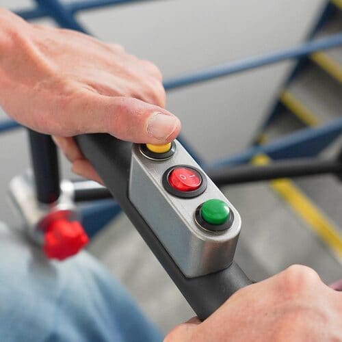 トラスコ中山 サンコー 折り畳み電動階段のぼれる台車ハンドル可変タイプ 1台(ご注文単位1台)【直送品】