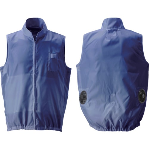 トラスコ中山 GOLDWIN 空調服[[R上]] アウターベスト ネイビー 3L 1枚（ご注文単位1枚）【直送品】