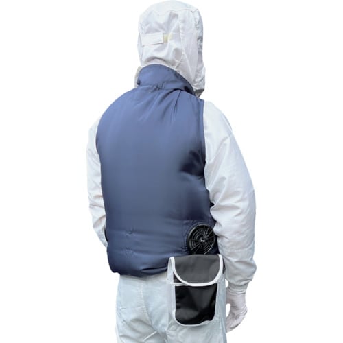 トラスコ中山 GOLDWIN 空調服[[R上]] アウターベスト ネイビー 5L 1枚（ご注文単位1枚）【直送品】
