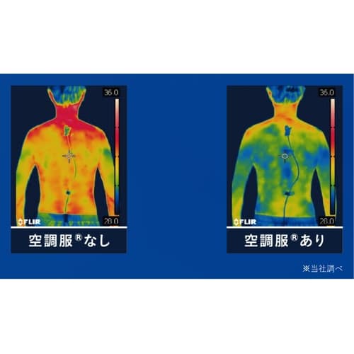 トラスコ中山 GOLDWIN 空調服[[R上]] アウターベスト ネイビー LL 1枚（ご注文単位1枚）【直送品】