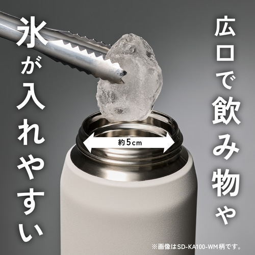 トラスコ中山 ZOJIRUSHI 水筒 ステンレスマグ 0.75L ライトグリーン 1個（ご注文単位1個）【直送品】