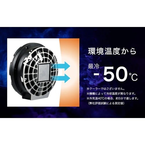 トラスコ中山 Cross-fan ペルチェ付E/Fファン クロスファンEx50 ハイエンドモデル 1個(ご注文単位1個)【直送品】