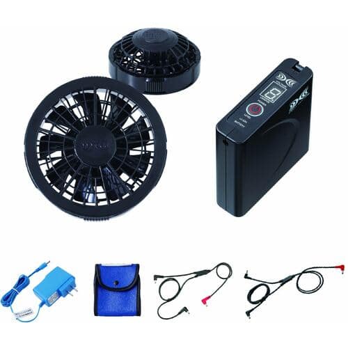 トラスコ中山 XEBEC ワンタッチファン(クロ)スターターキットSP01BX-999-888 1個（ご注文単位1個）【直送品】
