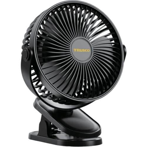 トラスコ中山 TRUSCO 3WAY充電式クリップファン 12cm 1個（ご注文単位1個）【直送品】