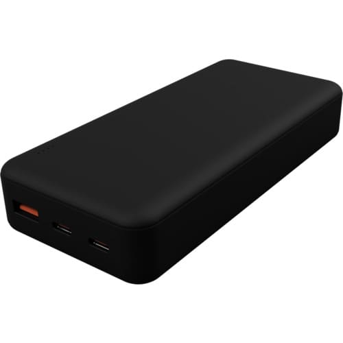トラスコ中山 サンコー リン酸鉄20000mAhモバイルバッテリー ポート数3 ブラック 1個（ご注文単位1個）【直送品】