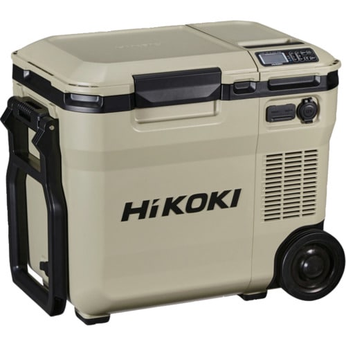 トラスコ中山 HiKOKI 18V-14.4V コードレス冷温庫 コンパクトタイプ サンドベージュ マルチボルトセット品 1個（ご注文単位1個）【直送品】