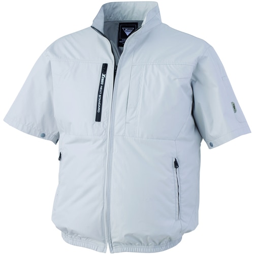 トラスコ中山 XEBEC 空調服半袖ブルゾンXE98034-22-4L シルバーグレー 1枚（ご注文単位1枚）【直送品】