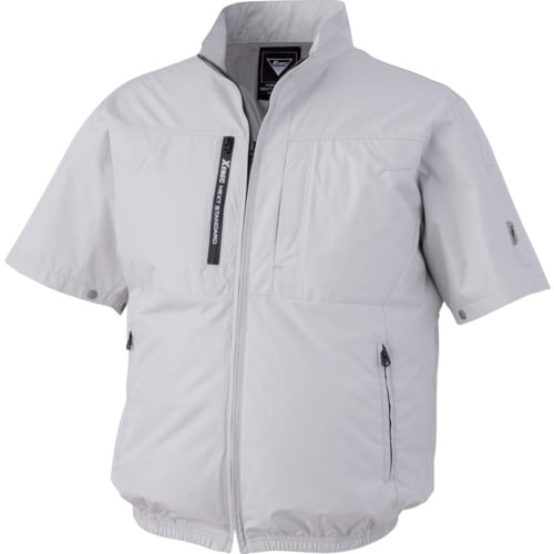 トラスコ中山 XEBEC 空調服半袖ブルゾンXE98034-22-LL シルバーグレー 1枚（ご注文単位1枚）【直送品】