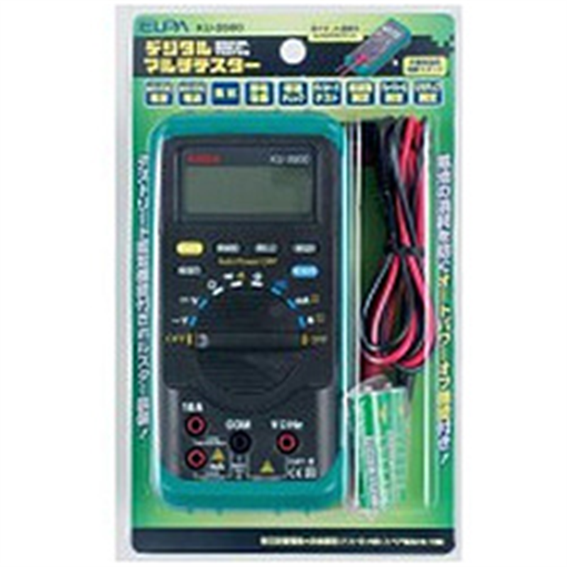 ELPA デジタルマルチメータ KU-2600 KU2600 1個（ご注文単位1個）【直送品】
