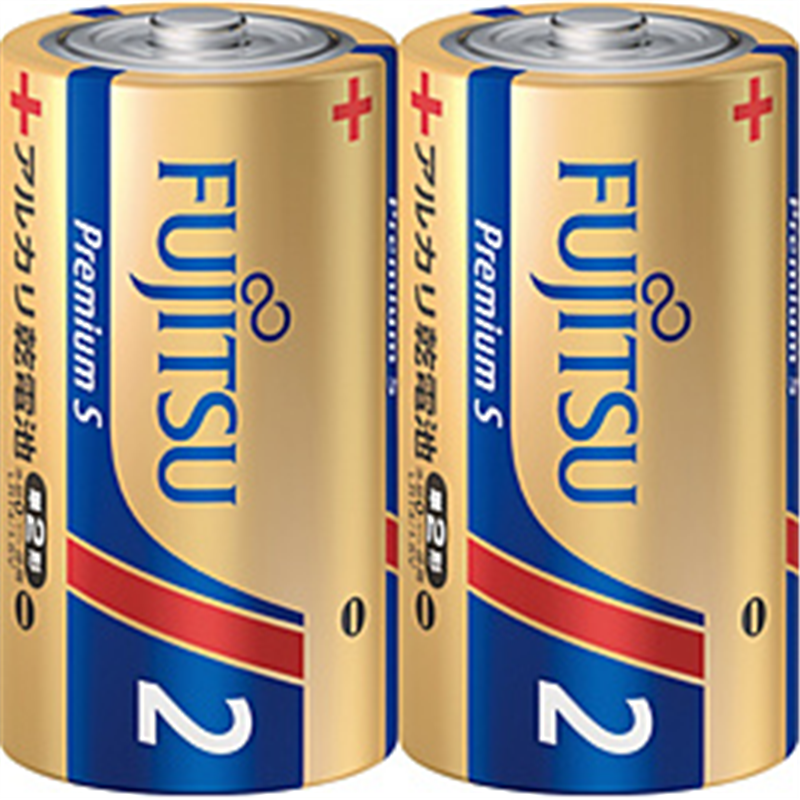 FDK アルカリ単2（2個パック）　PremiumS  LR14PS(2S)    ［2本 /アルカリ］ LR14PS2S 1個（ご注文単位1個）【直送品】