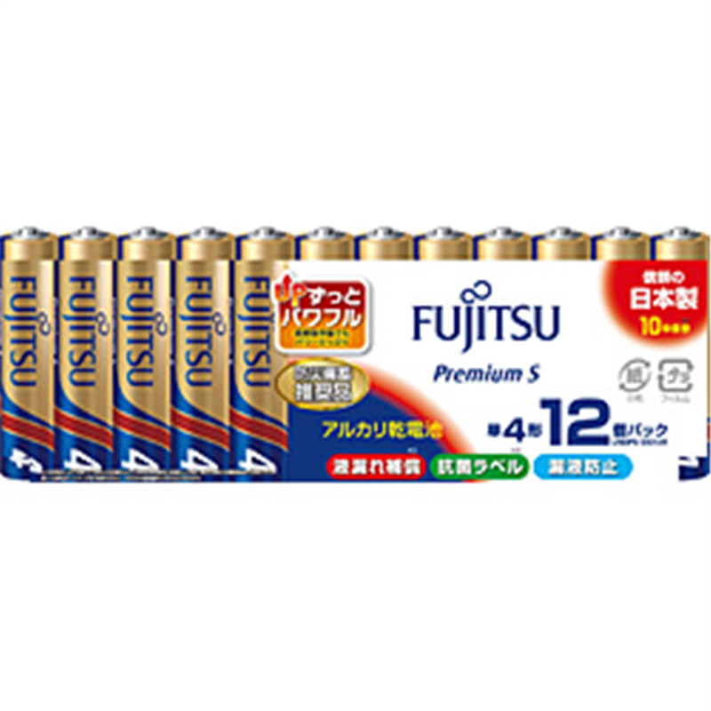 FDK アルカリ単4（12個パック）　PremiumS  LR03PS(12S)    ［12本 /アルカリ］ LR03PS12S 1個（ご注文単位1個）【直送品】