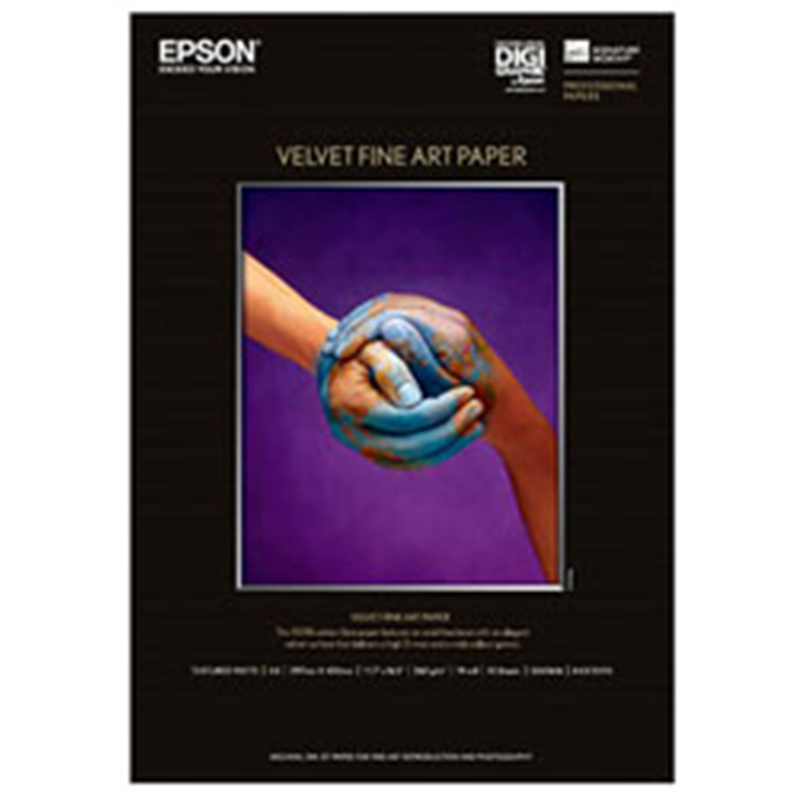 エプソン 写真用紙 Velvet Fine Art Paper(A3サイズ・10枚) KA310VFA KA310VFA KA310VFA 1個(ご注文単位1個)【直送品】