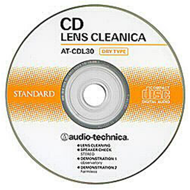 オーディオテクニカ レンズクリーナー AT-CDL30  ［CD /乾式］ ATCDL30 1個（ご注文単位1個）【直送品】