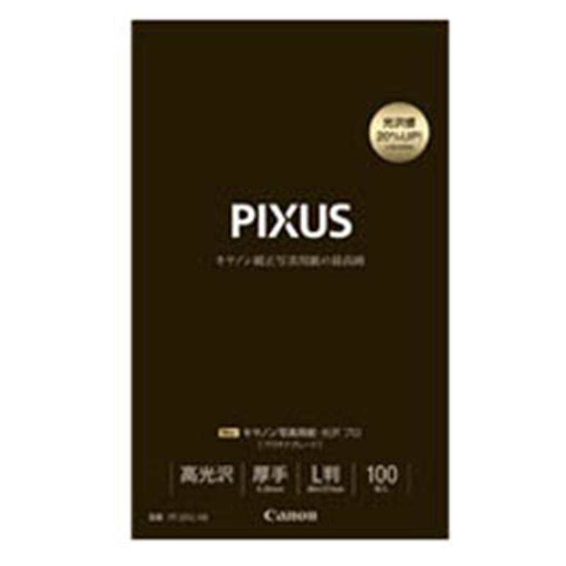 キヤノン キヤノン写真用紙・光沢 プロ プラチナグレード （L判・100枚）　PT-201L100   PT-201L100 PT201L100 1個（ご注文単位1個）【直送品】