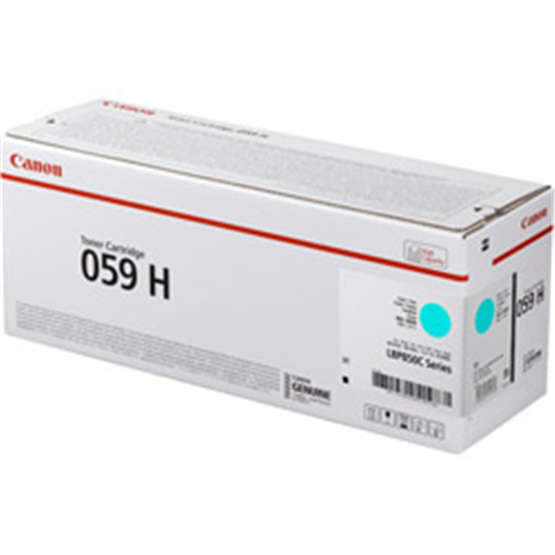 キヤノン 純正トナー 059H(大容量) シアン CRG-059HCYN CRG059HCYN 1個（ご注文単位1個）【直送品】
