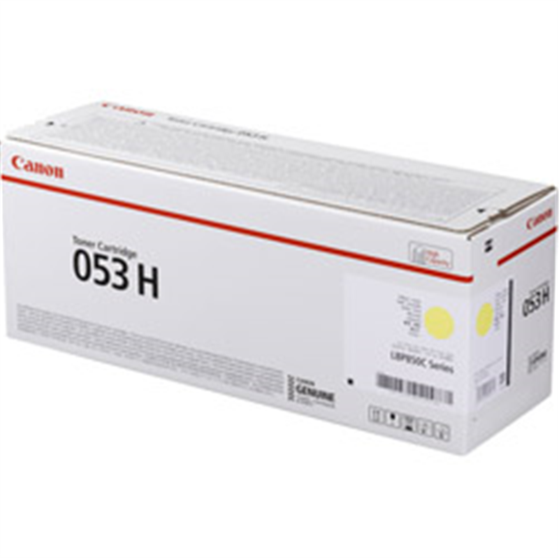 キヤノン 純正トナー 053H イエロー CRG-053HYEL CRG053HYEL 1個（ご注文単位1個）【直送品】
