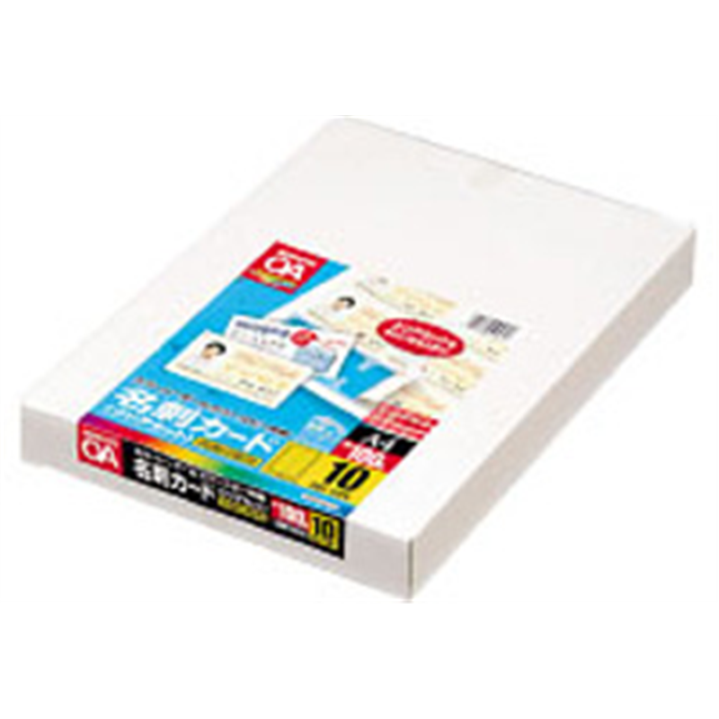 コクヨ 名刺カード ＜クリアカット＞両面印刷用A4 100枚  白色度99%程度 LBP-VC15 LBPVC15 1個（ご注文単位1個）【直送品】