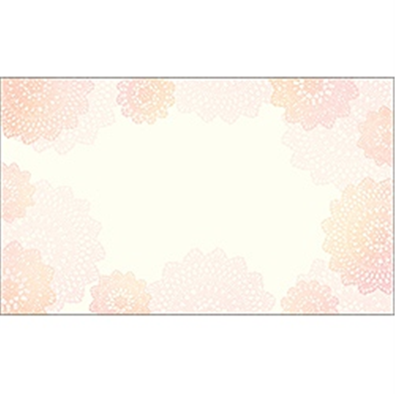 ササガワ 〔インクジェット〕 カード紙 (名刺サイズ×30枚) レース 16-1636  レース 16-1636 161636 1個（ご注文単位1個）【直送品】