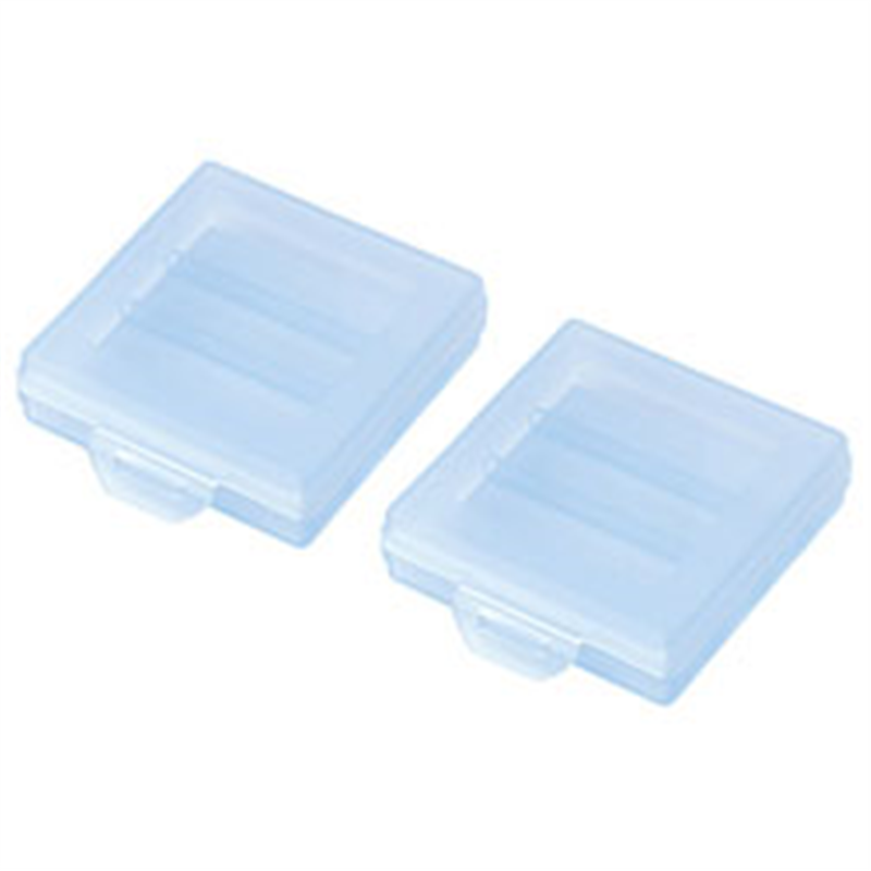 サンワサプライ 電池ケース（単4形用2個セット・ブルー） DG-BT4BLN DGBT4BLN 1個（ご注文単位1個）【直送品】