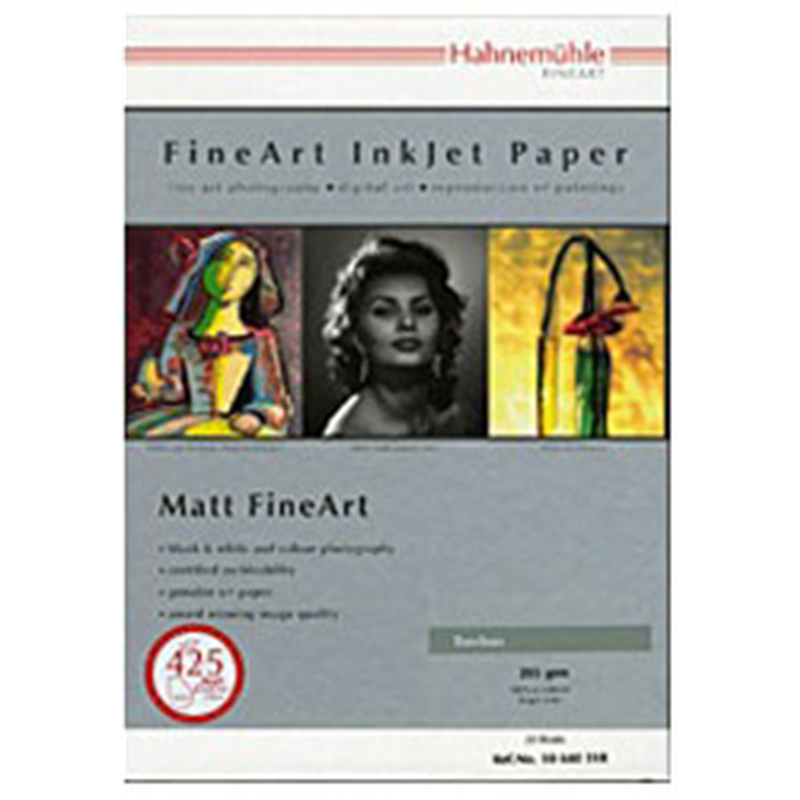 ハーネミューレ ハーネミューレ トーション 285gsm （A4サイズ・25枚）　430244 Torchon（トーション） ブライトホワイト 430244 430244HAHENEMUHLETOR 1個（ご注文単位1個）【直送品】