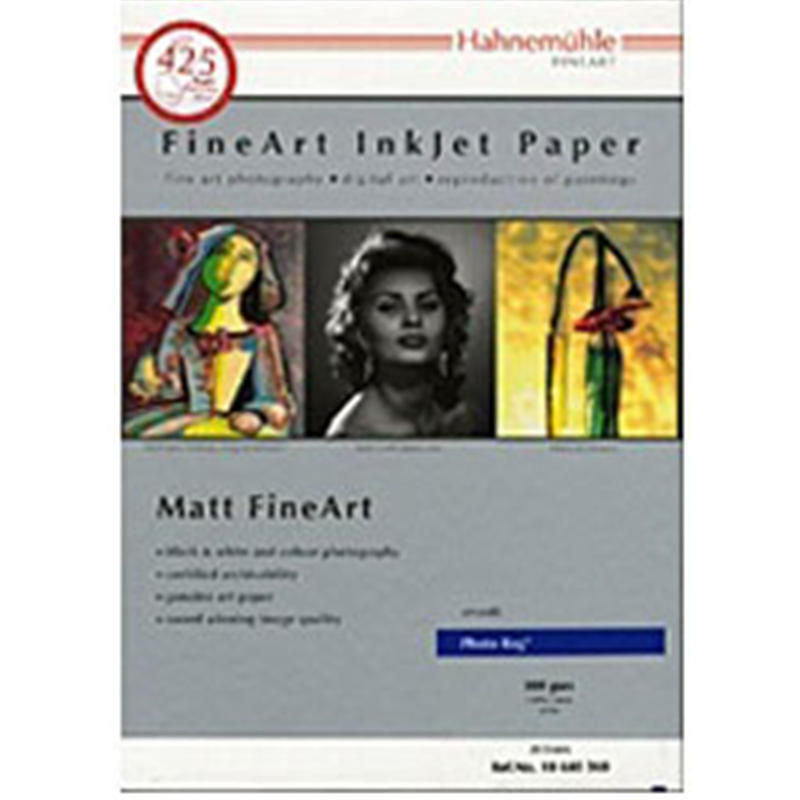 ハーネミューレ ハーネミューレ フォトラグ 308gsm （A4サイズ・25枚）　430174 Photo Rag（フォトラグ） ホワイト 430174 430174HAHENEMUHLEPHO 1個（ご注文単位1個）【直送品】