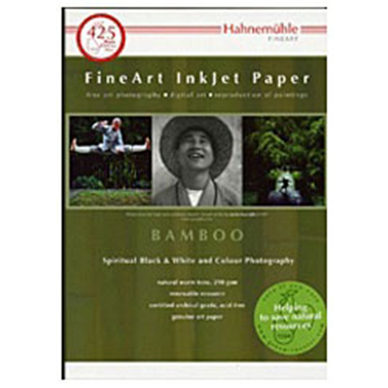 ハーネミューレ ハーネミューレ バンブー 290gsm （A3＋サイズ・25枚）　430144 Bamboo（バンブー） ナチュラルホワイト 430144 430144HAHNEMUHLEBAMB 1個（ご注文単位1個）【直送品】
