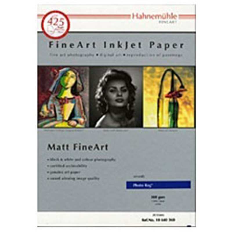 ハーネミューレ ハーネミューレ フォトラグ 308gsm （A3＋サイズ・25枚）　430172 Photo Rag（フォトラグ） ホワイト 430172 430172HAHENEMUHLEPHO 1個（ご注文単位1個）【直送品】