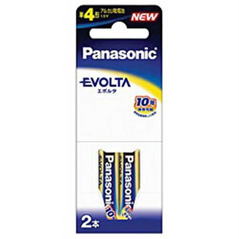 パナソニック 単4電池 LR03EJ/2B  ［2本 /アルカリ］ LR03EJ2B 1個（ご注文単位1個）【直送品】