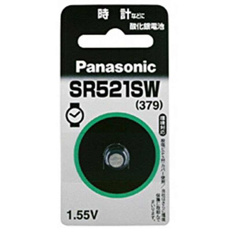 パナソニック ボタン型電池 SR521SW  ［1本 /酸化銀］ SR521SW 1個（ご注文単位1個）【直送品】